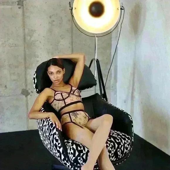 Bustier Bra Tattoo Print Citala  by Less Is Amor - Picture 3 of 5